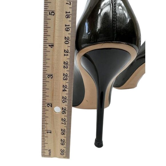 GUCCI Green Patent Leather Hollywood Horsebit Peep Toe Pumps Size 7.5 - Picture 12 of 12